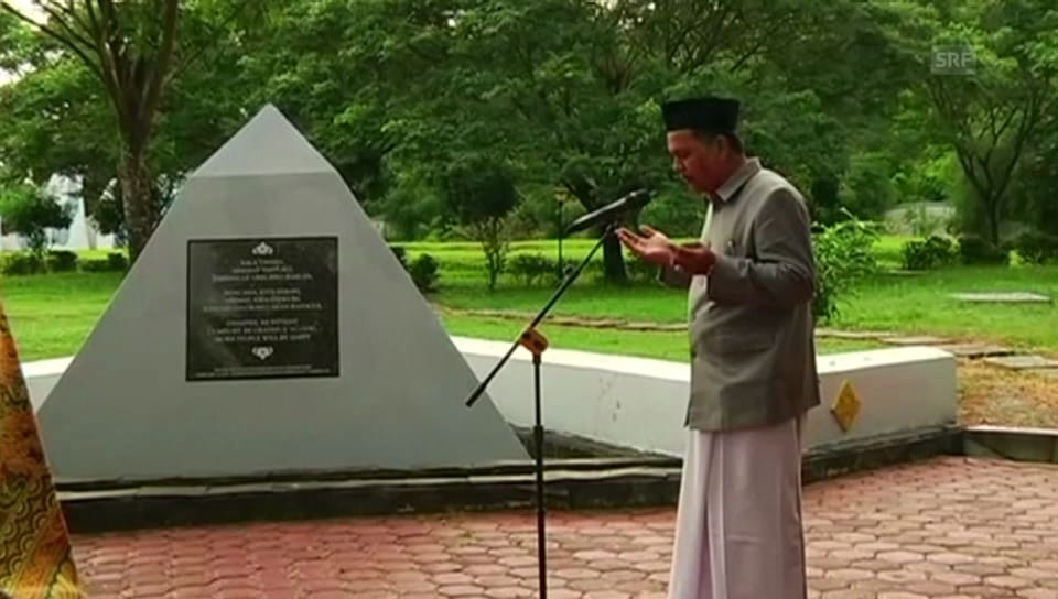 Gedenkfeier in Indonesien