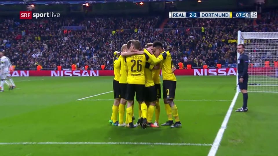 Die Live-Highlights bei Real - Dortmund
