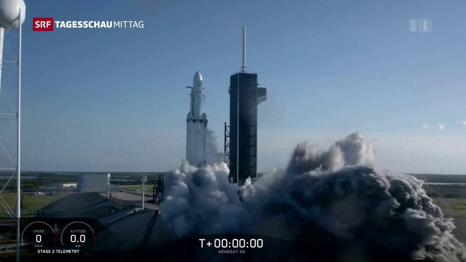 Erfolgreicher Flug einer «Falcon Heavy»-Rakete