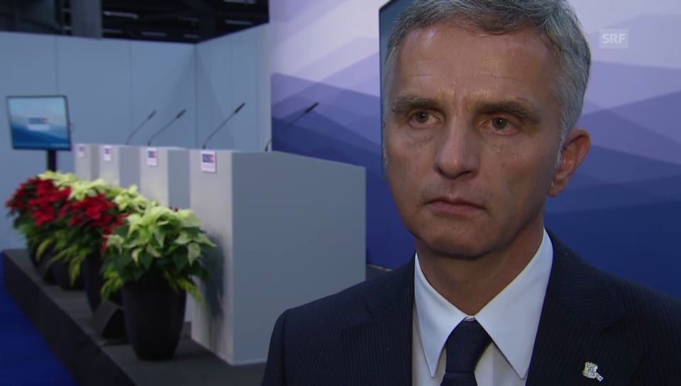 Didier Burkhalter blickt zurück auf seine OSZE-Präsidentschaft