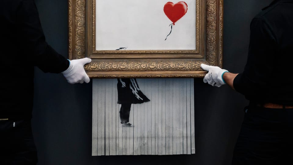 Die umstrittene Banksy-Ausstellung in Basel