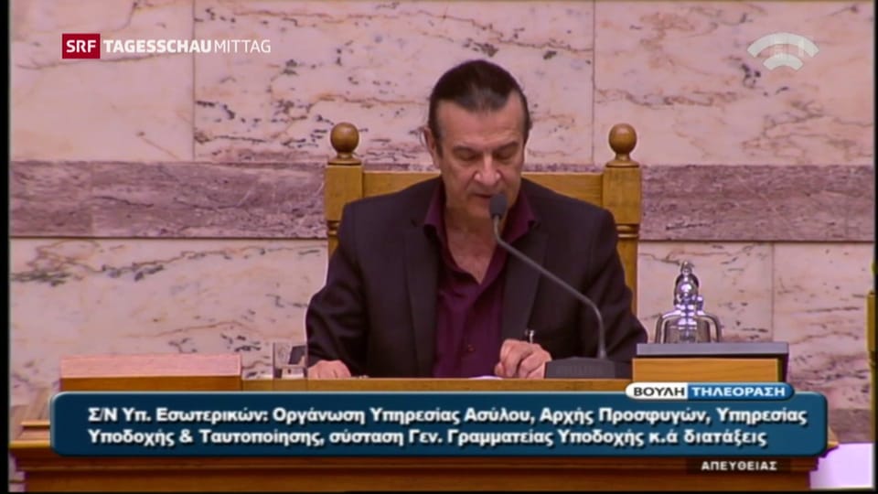 Griechisches Parlament für Flüchtlings-Rückführungen