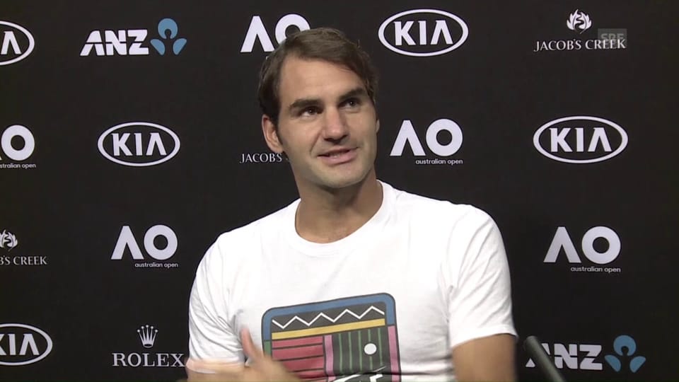 Federer über Wawrinka und seine eigenen Erwartungen (engl.)