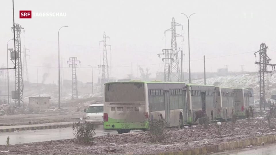 Evakuierung Ost-Aleppos fortgesetzt