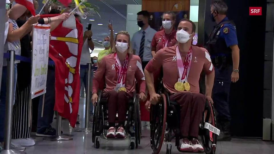 Schweizer Paralympics-Helden sind zurück in der Heimat