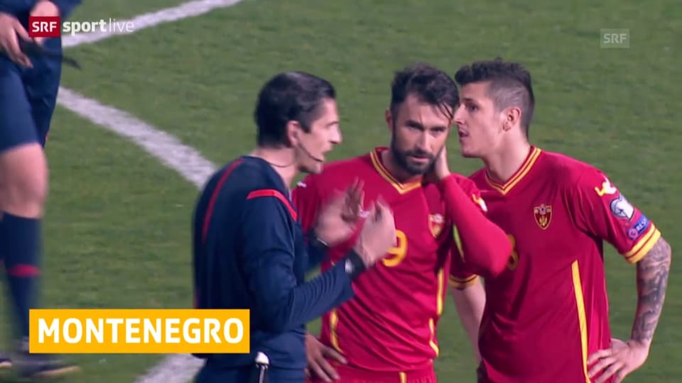 Montenegro mit Niederlage bestraft