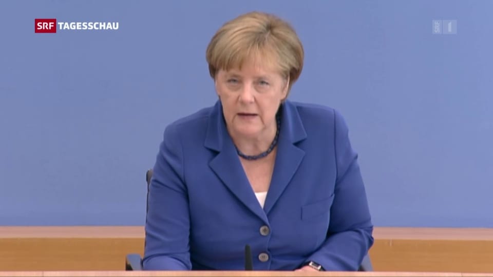 Merkel: «Der Grundsatz: Schutz den Schutzbedürftigen»