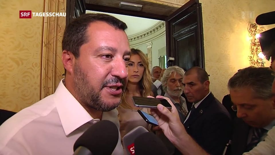 Aus dem Achriv: Salvini hält an seiner Migrationspolitik fest