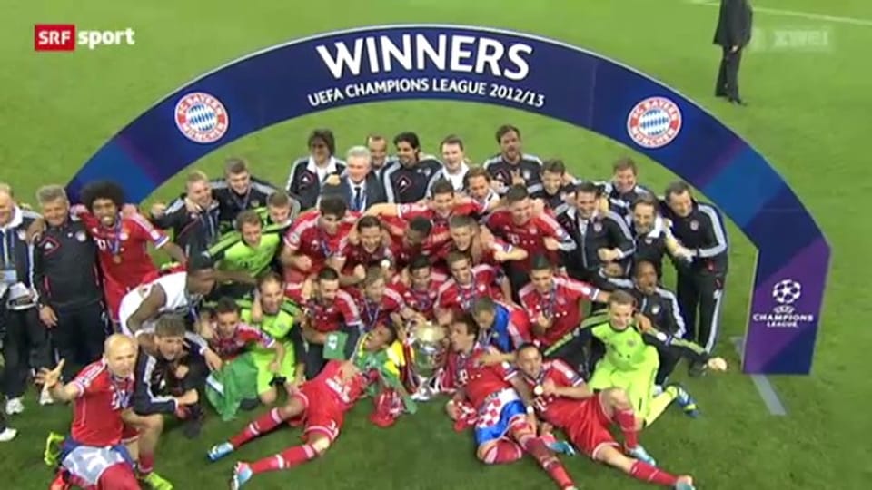 Archiv: Bayern gewinnt 2013 die Champions League