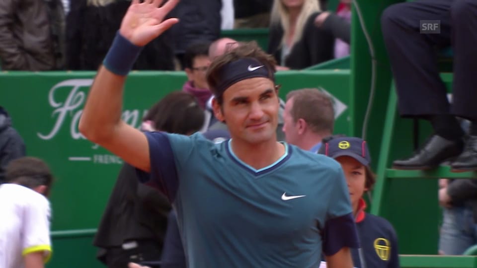 Federers Einzug in den Achtelfinal