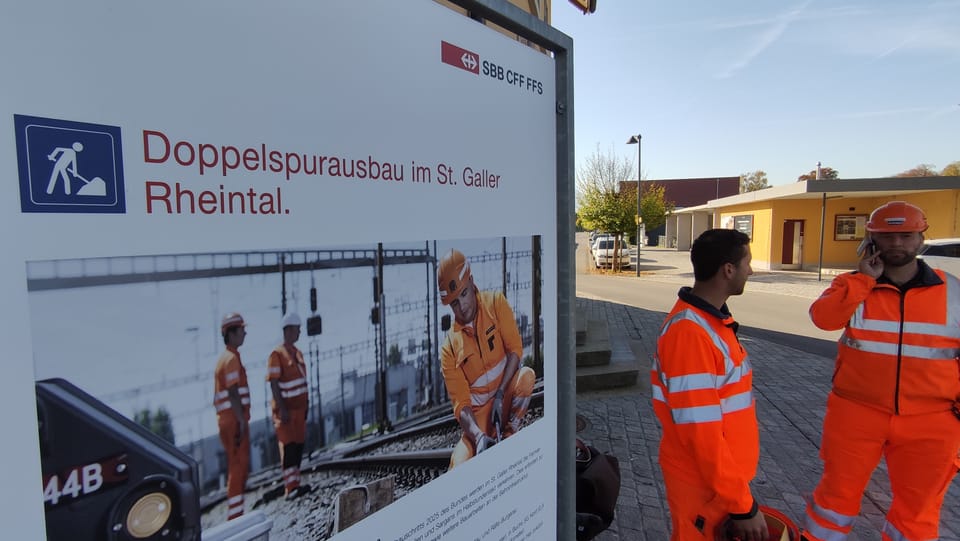 Eines der grössten Bahnprojekte in der Ostschweiz ist gestartet.