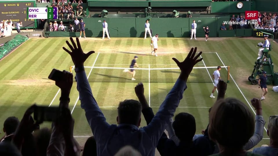 Djokovic - Federer: Die Live-Highlights