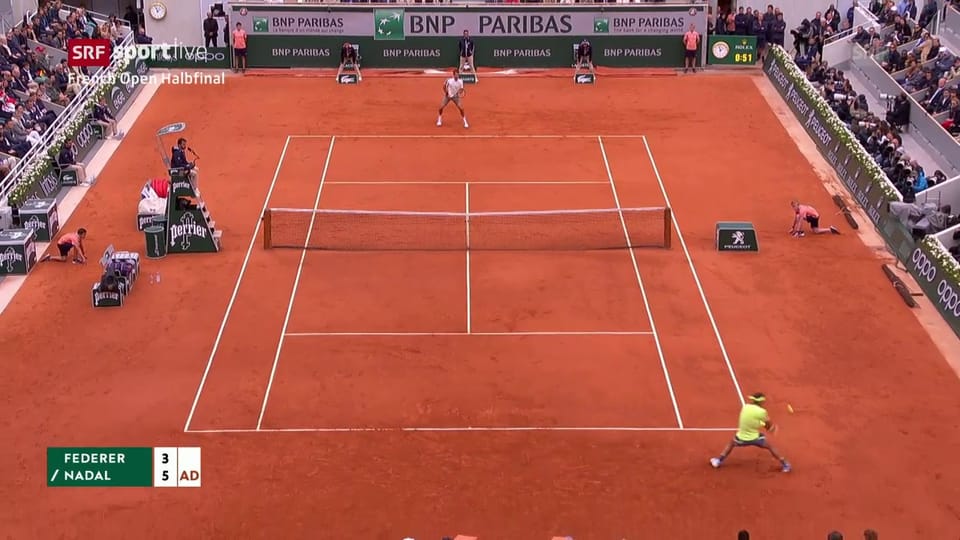 Mit diesem Traum-Winner holt Nadal den 1. Satz