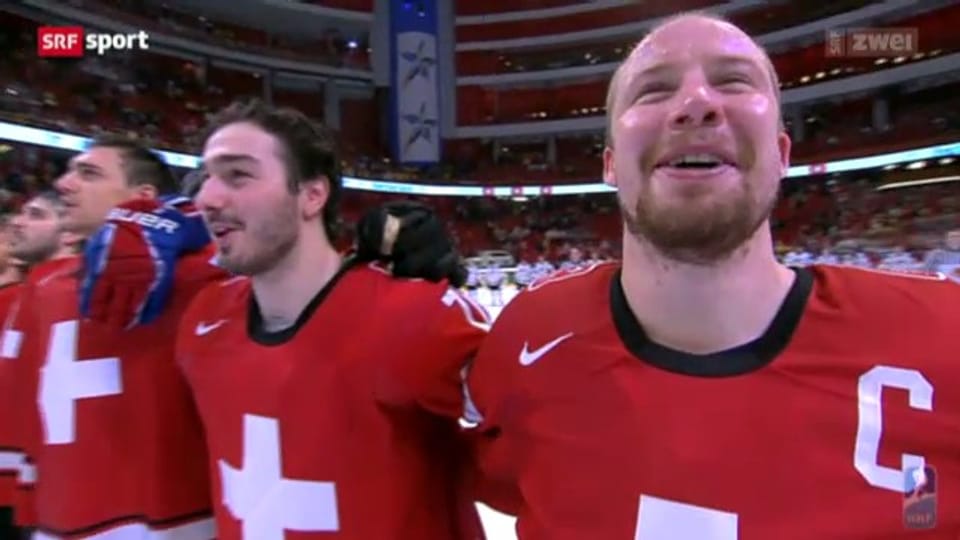 Archiv: Schweizer Halbfinal-Triumph gegen die USA 2013