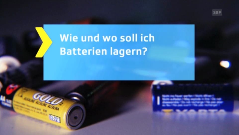 1. Tipp: Lagerort von Batterien