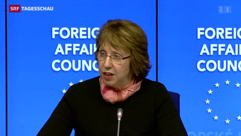 EU-Aussenminister beraten die Krise in der Ukraine