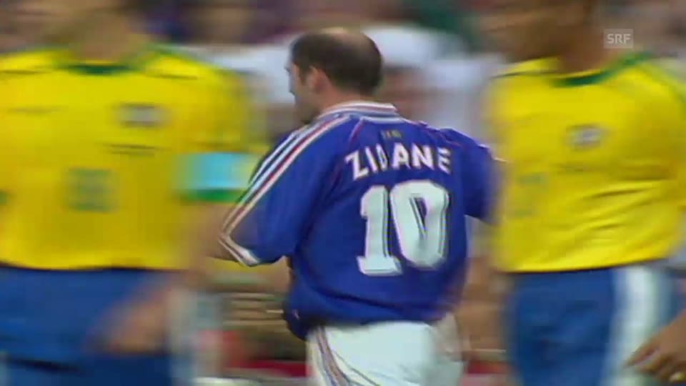 Zidanes Tor zum 1:0 im WM-Final 