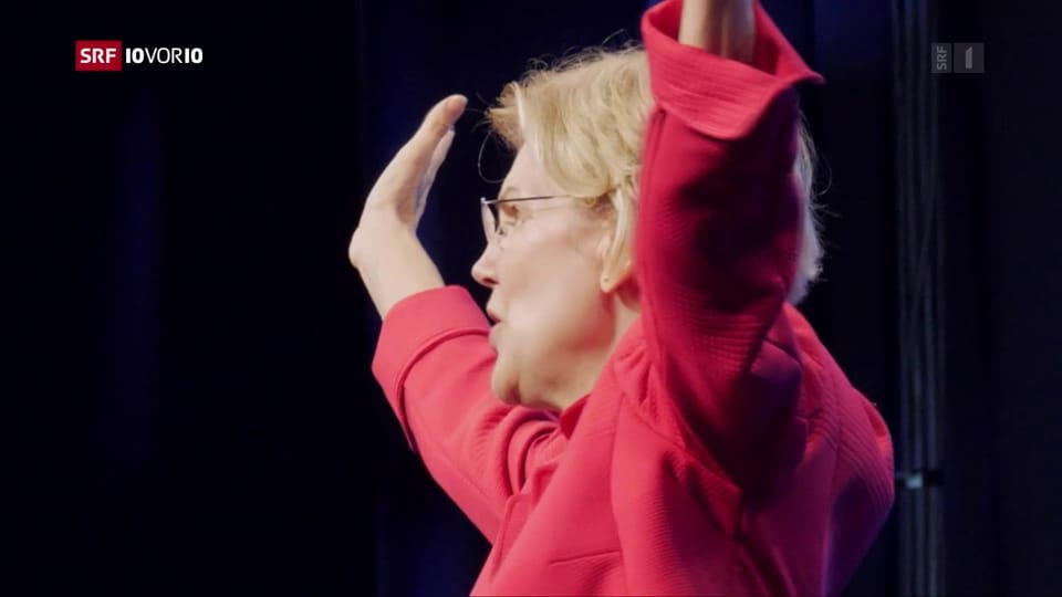 Spitzenkandidatin der Demokraten: Elizabeth Warren