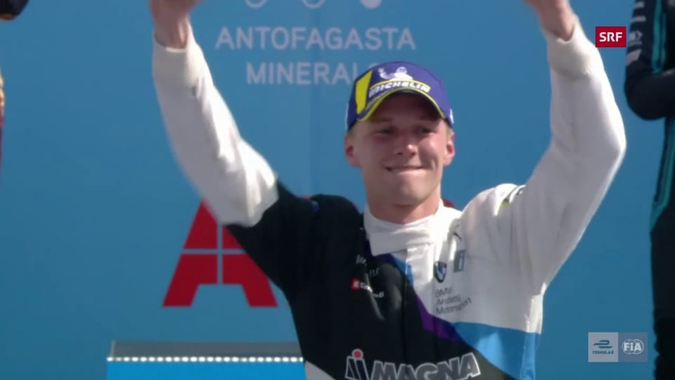 Günther jubelt über den ersten Formel-E-Sieg