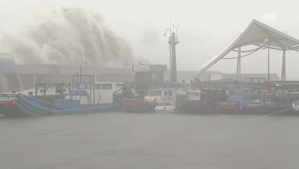 Taifun «Meranti» wütet in Taiwan