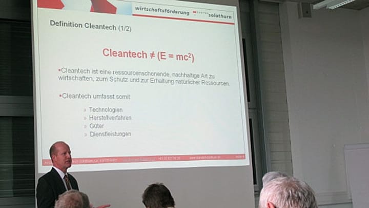 Cleantech im Kanton Solothurn (Maurice Velati, 27.02.2013)