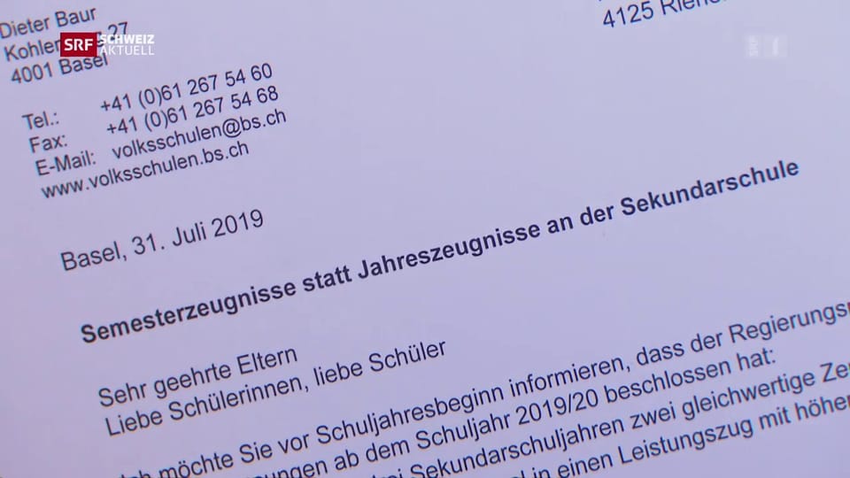 Basel-Stadt zieht die Schraube an in der Sekundarschule