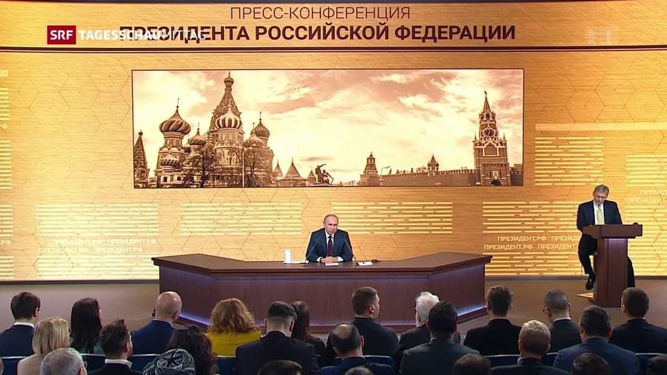Putin hält Jahresmedienkonferenz ab