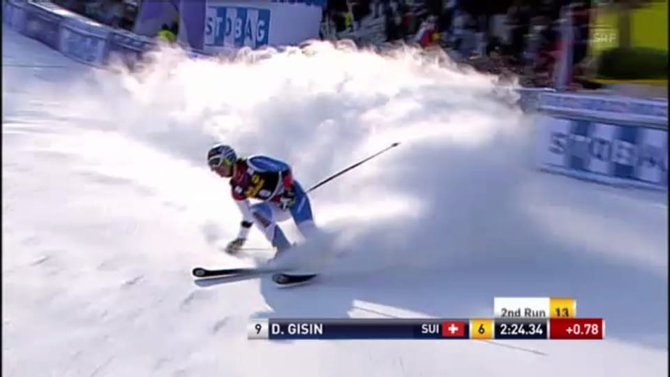Ski: Dominique Gisins 2. Lauf («sportlive»)