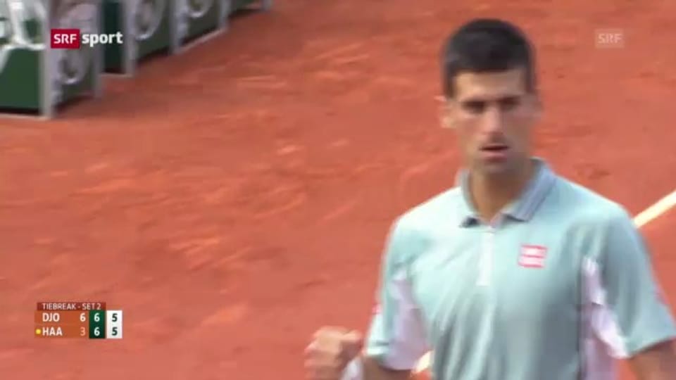 Tennis: Djokovic siegt gegen Haas («sportaktuell»)