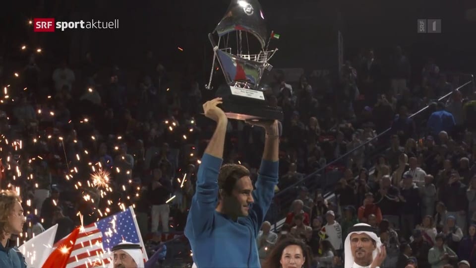 Archiv: Im März 2019 gewann Federer seinen 100. Turniertitel