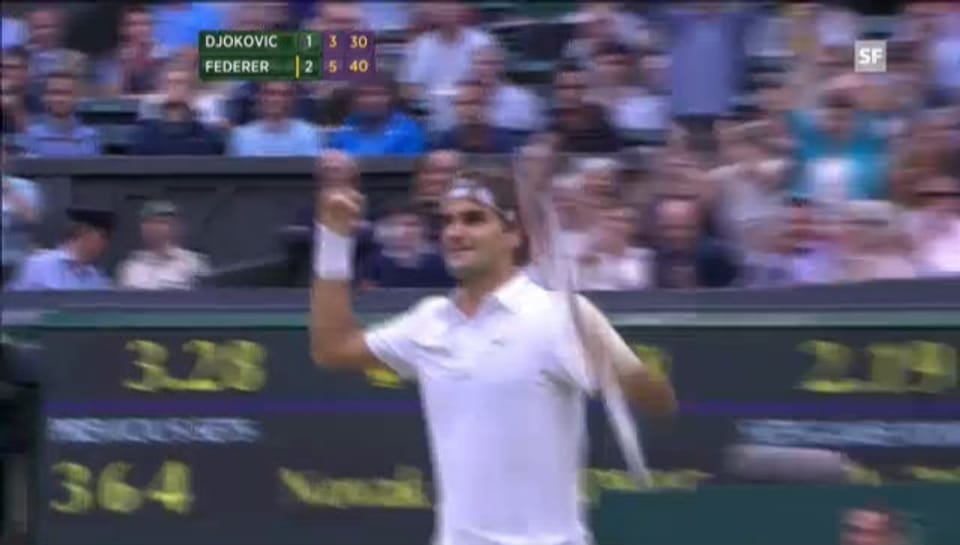 Wimbledon-Halbfinal 2012: Djokovic - Federer
