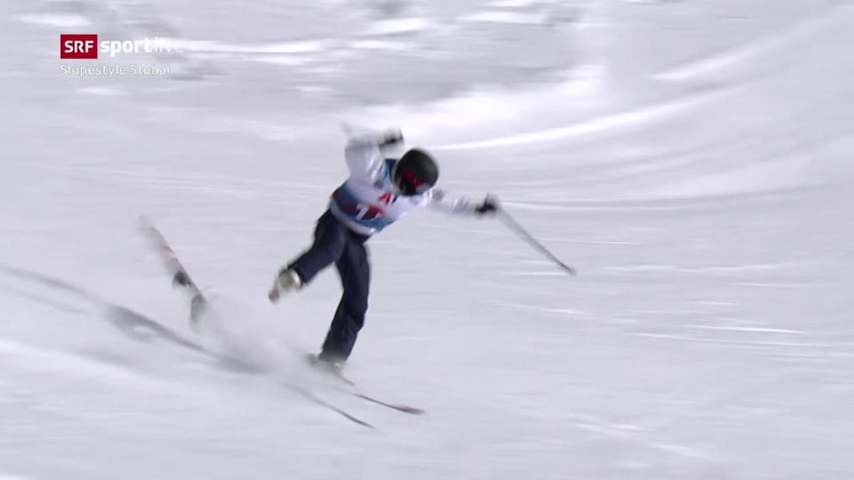 Gubser verliert nach schönem Sprung einen Ski