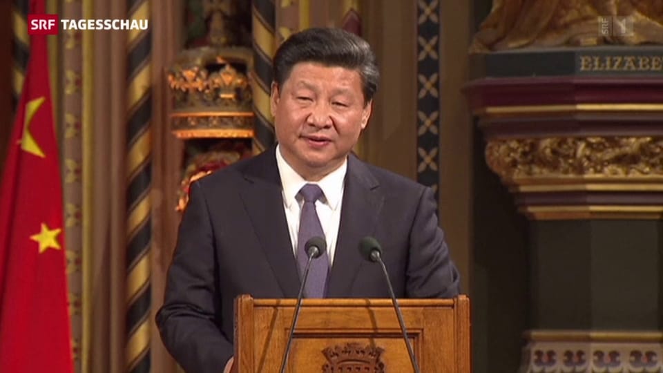 Roter Teppich für Chinas Präsident Xi in London