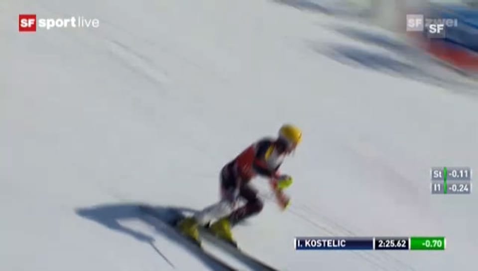 Super-Kombi: Slalom von Kostelic («sportlive»)