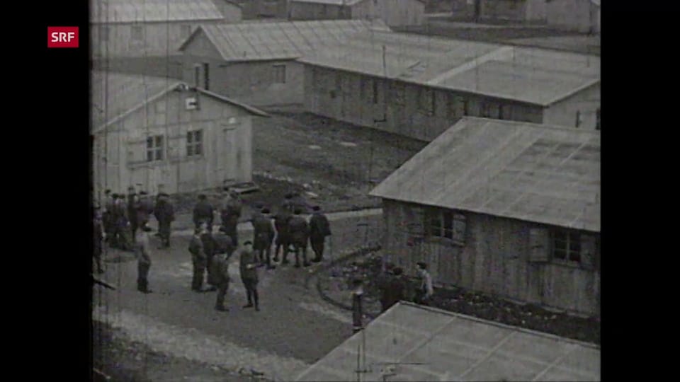Archivaufnahmen des Internierungslagers