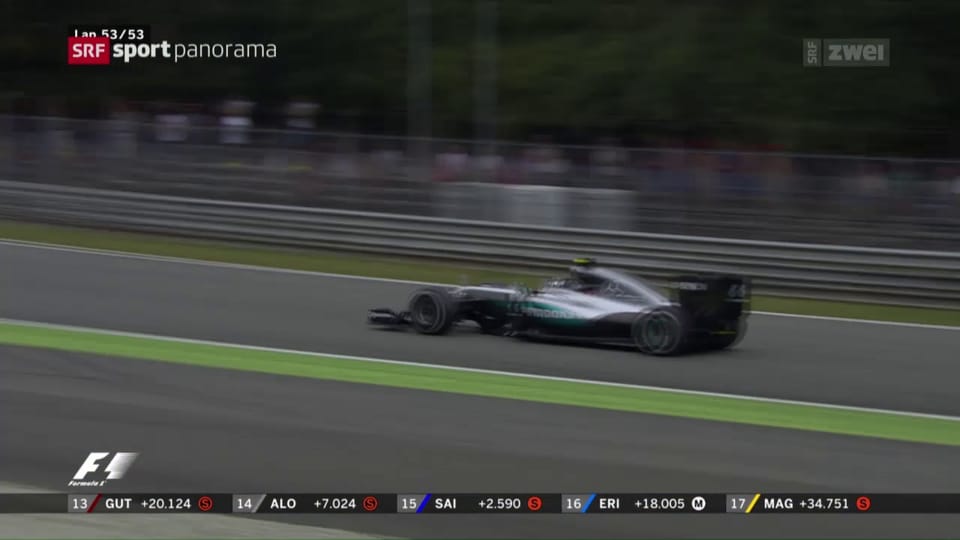 Rosberg rückt dank Sieg in Monza Hamilton auf die Pelle