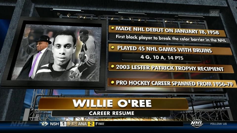 Zahlen und Fakten zu Willie O'Ree
