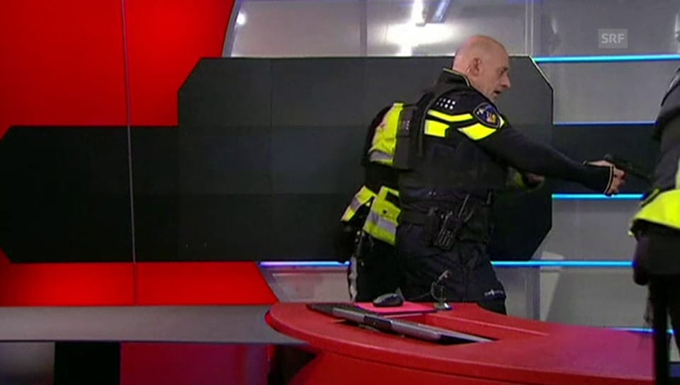 Polizei stürmt TV-Studio in Hilversum