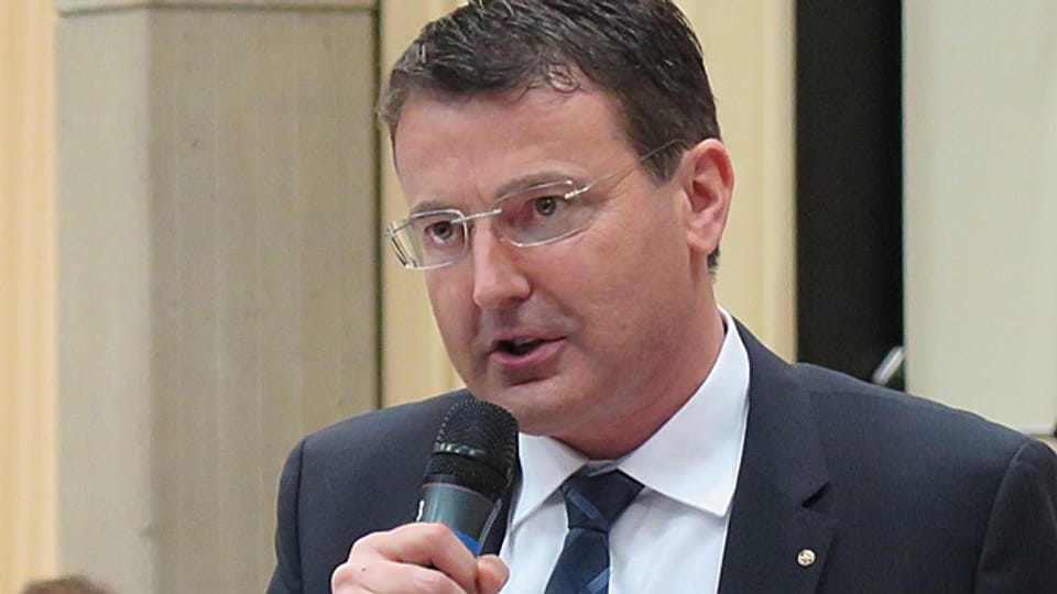 SVP-Parteipräsident Thomas Burgherr im Gespräch (22.01.2015)