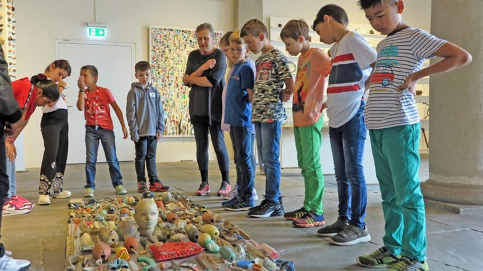 «Was ist das? Wie macht man Kunst?» Kinderfragen zu Ursula Stalders Werken.