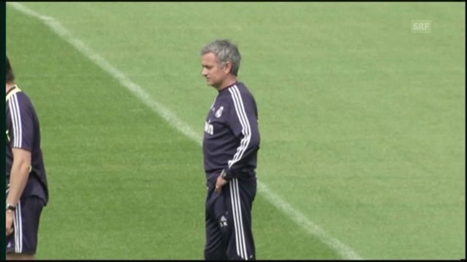 José Mourinho beim Real-Training (Archivbilder EVS)