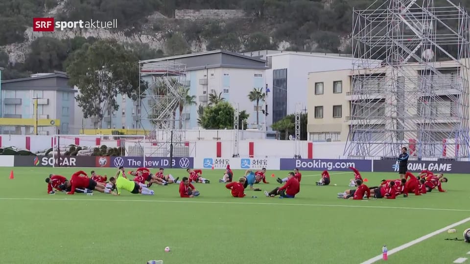 Die Schweizer Nati vor dem letzten Quali-Spiel in Gibraltar