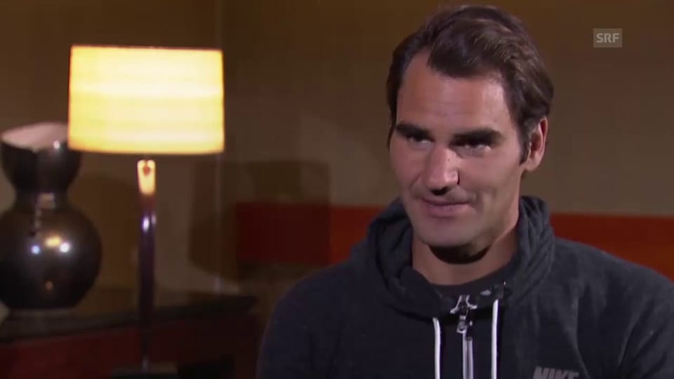 Federer über den Druck der Top 4 (Engl., SNTV)