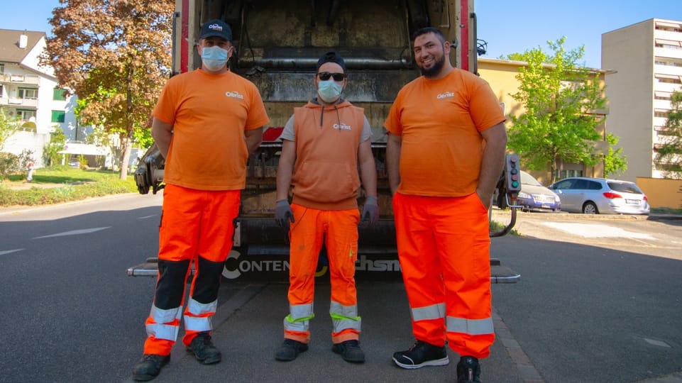 Müllmänner in Zeiten von Corona - auf Abfall-Tour in Spreitenbach