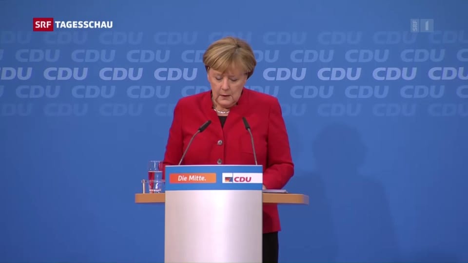 Merkel tritt für vierte Amtszeit als Kanzlerin an