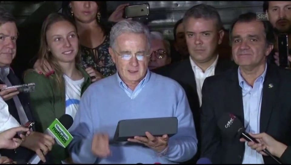 Álvaro Uribe: «Alle wollen Frieden»