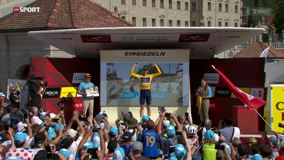 Archiv: Küng gewinnt die 1. Etappe der Tour de Suisse