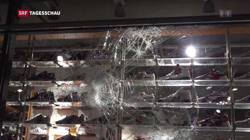Gewaltausbruch gegen die Polizei in Stuttgart