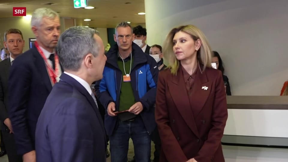 Cassis trifft ukrainische First Lady Olena Selenska