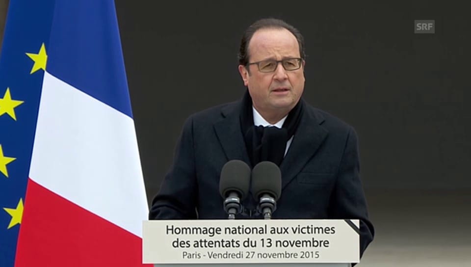 Hollande: «Wir ändern uns nicht – wir bleiben geeint»